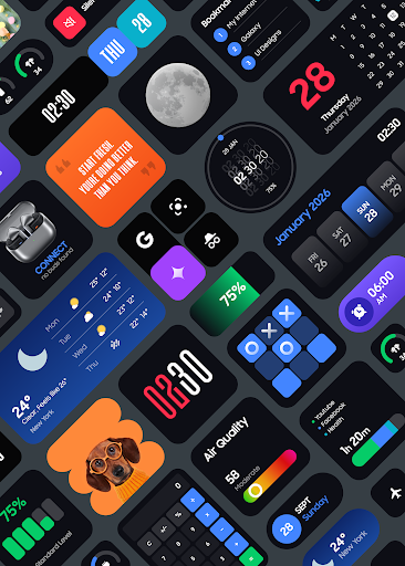 Galaxy Widgets: One UI 商店截图 3