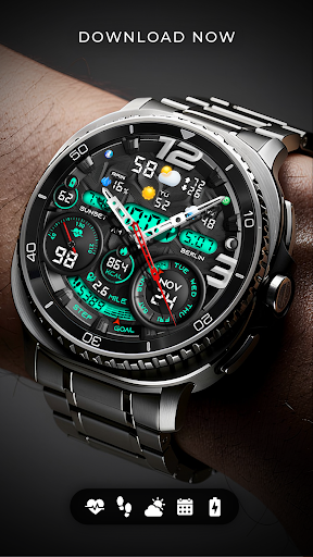 PER32 Ultra Hybrid Watch Face 商店截图 7