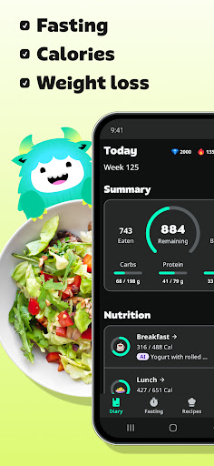 Yazio: AI Calorie Tracker store screenshot 1