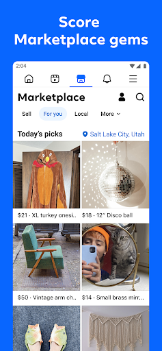 Facebook store screenshot 1