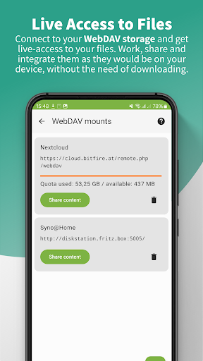 DAVx⁵ – CalDAV CardDAV WebDAV store screenshot 4
