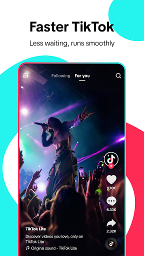 TikTok Lite - Faster TikTok 商店截图 2