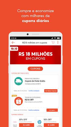 Shopee: 10.10 Lojas Oficiais store screenshot 6