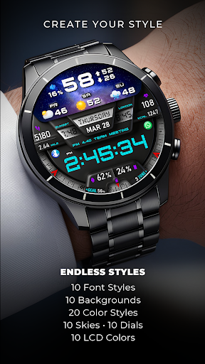 PER27 Digital Watch Face store screenshot 2
