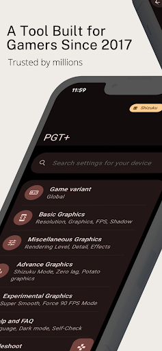PGT+ : Pro GFX & Optimizer store screenshot 1