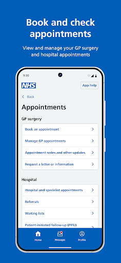 NHS App store screenshot 5