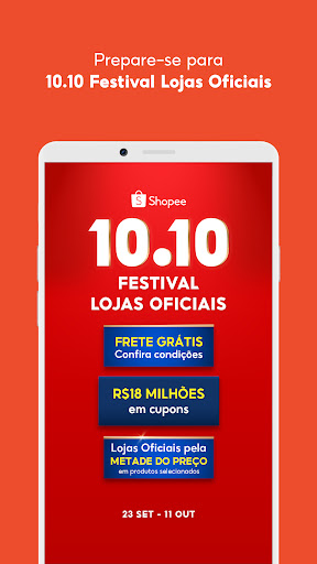 Shopee: 10.10 Lojas Oficiais store screenshot 2