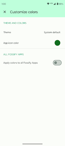 Fossify Thank You store screenshot 3