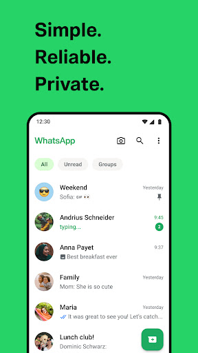 WhatsApp Messenger store screenshot 1