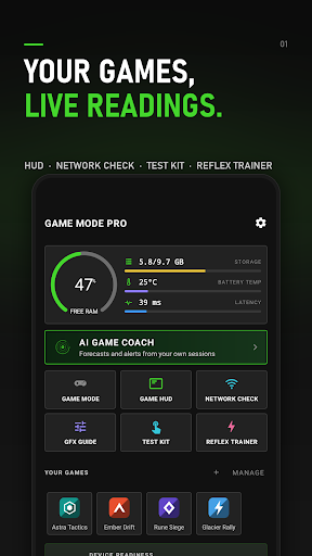 Game Mode Pro: Launcher & HUD 商店截图 1