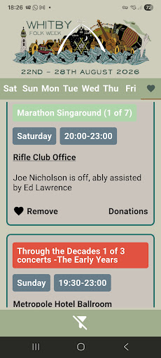 Whitby Folk Week 2026 store screenshot 3