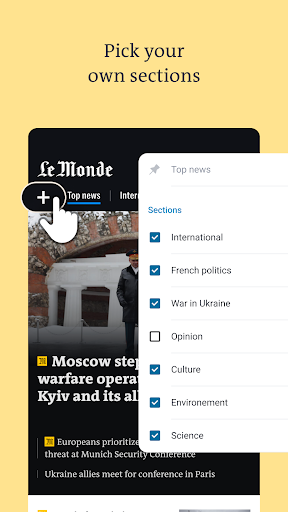 Le Monde, Live News 商店截图 2