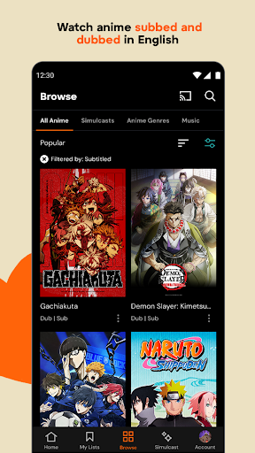 Crunchyroll: Anime Streaming 商店截图 4