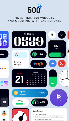 OneUI Widgets 商店截图 3