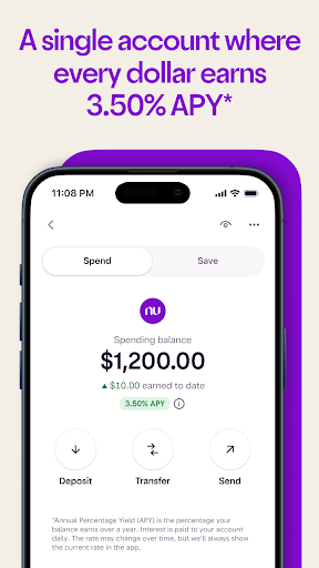 Nu: Everyday mobile banking 商店截图 3