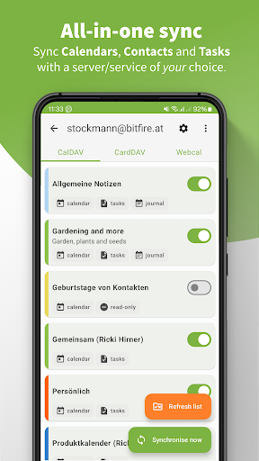 DAVx⁵ – CalDAV CardDAV WebDAV store screenshot 1