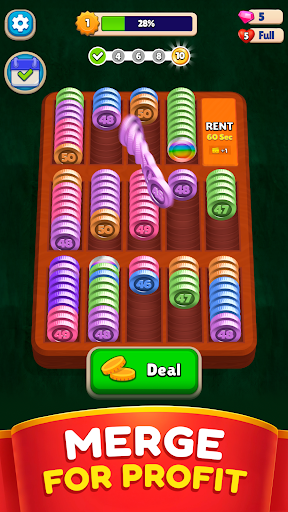 Pocket Sort: Coin Merge Puzzle store screenshot 1