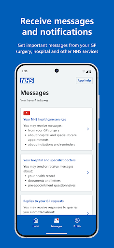 NHS App store screenshot 3