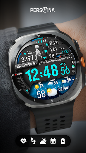 PER23 Digital Watch Face store screenshot 8