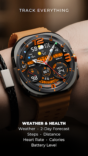 PER32 Ultra Hybrid Watch Face 商店截图 3