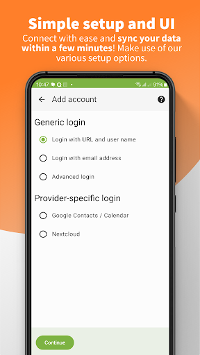 DAVx⁵ – CalDAV CardDAV WebDAV store screenshot 2