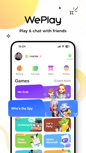 WePlay - Game and Party 商店截图 1