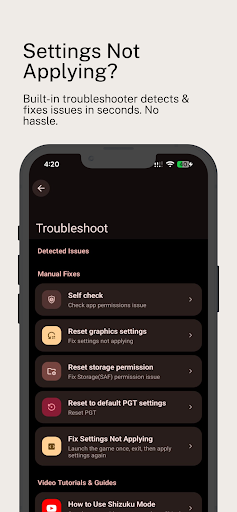 PGT+ : Pro GFX & Optimizer store screenshot 6