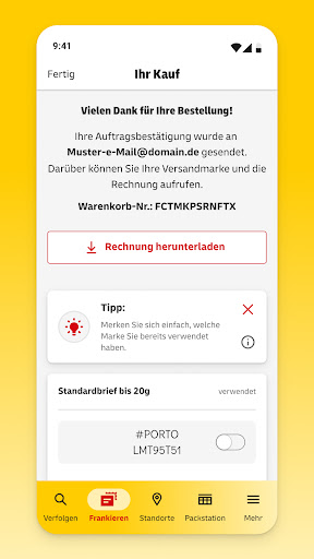 Post & DHL store screenshot 5