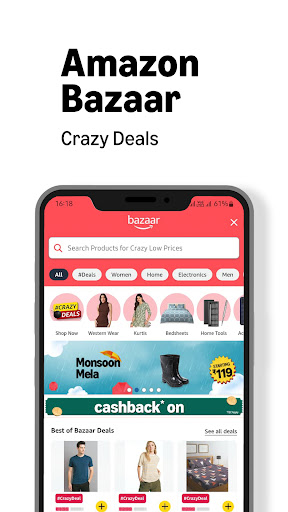 Amazon India Shop, Pay, miniTV store screenshot 3