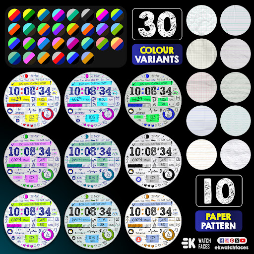 Paper of Time - Watch Face 商店截图 6