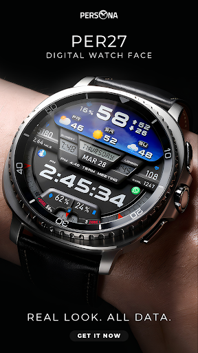 PER27 Digital Watch Face store screenshot 1
