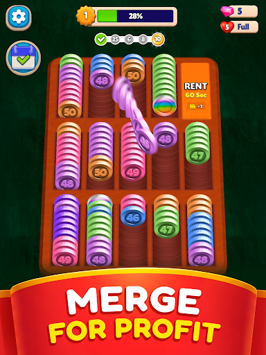 Pocket Sort: Coin Merge Puzzle store screenshot 7