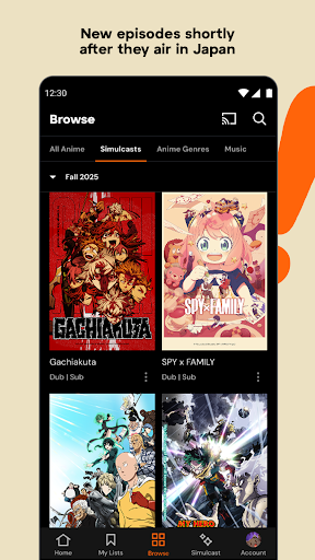 Crunchyroll: Anime Streaming 商店截图 2