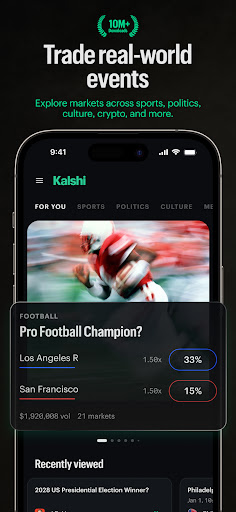 Kalshi: Trade Football & more 商店截图 2