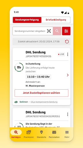 Post & DHL store screenshot 1