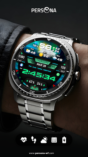PER27 Digital Watch Face store screenshot 7