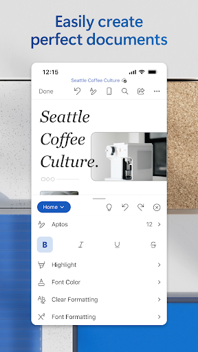 Microsoft Word: Edit Documents 商店截图 3