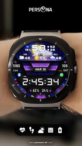 PER27 Digital Watch Face store screenshot 8