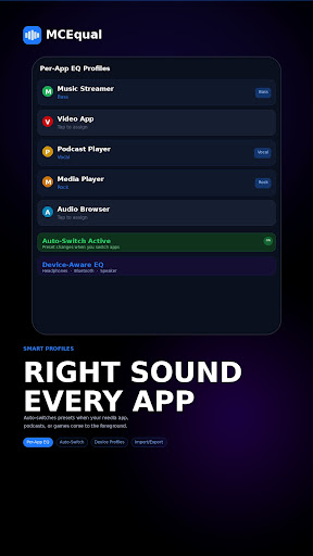 MCEqual - EQ for Android store screenshot 4