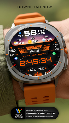 PER27 Digital Watch Face store screenshot 6