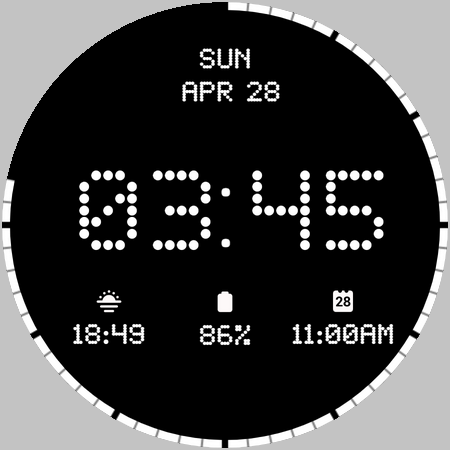 Nothing Inspired 2A Watch Face 商店截图 6