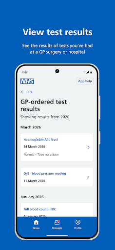 NHS App store screenshot 7