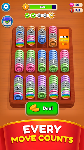 Pocket Sort: Coin Merge Puzzle store screenshot 3