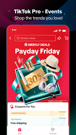 TikTok Pro - Events store screenshot 1