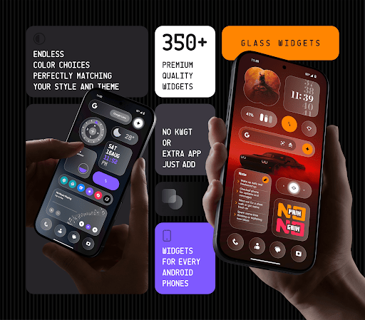 Glass Widgets store screenshot 1