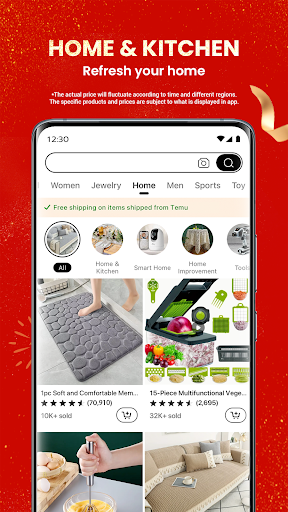 Temu: Shop Like a Billionaire 商店截图 3