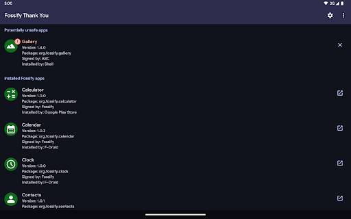 Fossify Thank You store screenshot 8