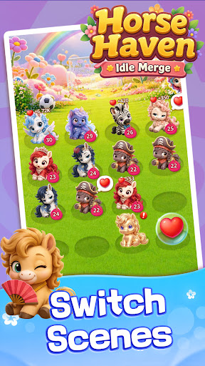 Horse Haven: Idle Merge 商店截图 1