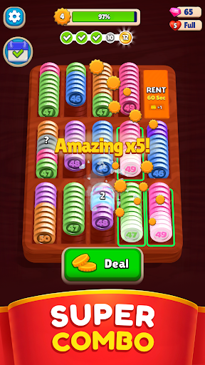 Pocket Sort: Coin Merge Puzzle store screenshot 4