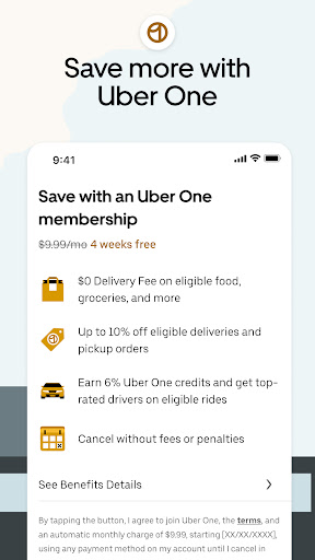 Uber: Rides, eats, hotels 商店截图 7